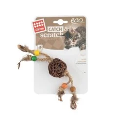 Bubimex Balle Eco-Line Marron 4 Plumes Pour Chat