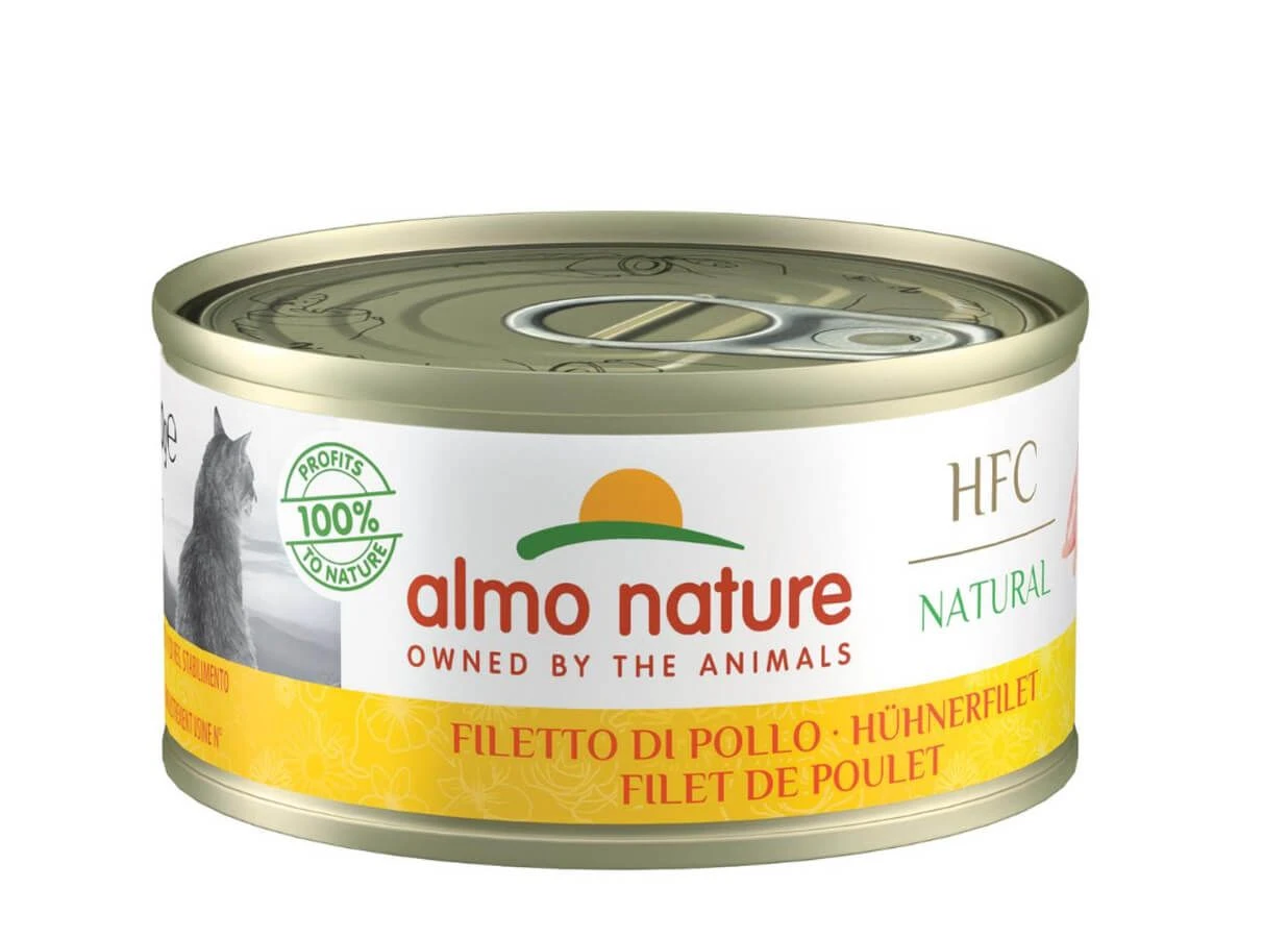 Almo Nature Chat Natural HFC Filet Poulet 24 X 70 G