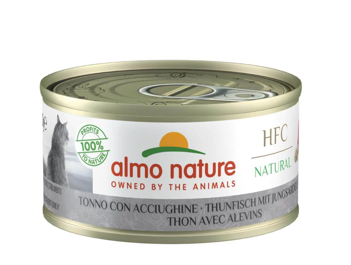 Almo Nature Chat Natural HFC Thon Alevins 24 X 70 G