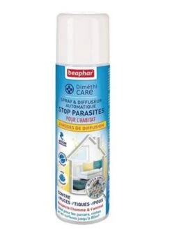 Beaphar Diméthicare Spray Et Diffuseur Automatique Stop Puces Pour L'habitat 250 Ml