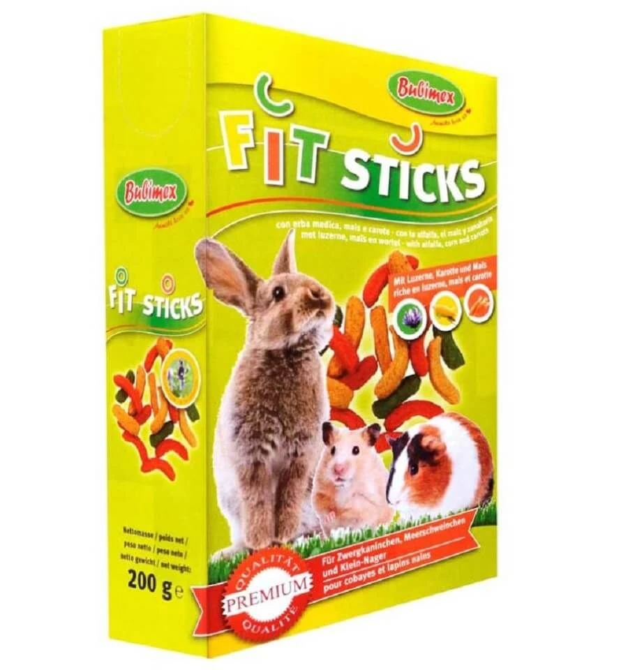 Bubimex Fit Sticks Pour Rongeurs 200 G 1 Bubimex Fit Sticks Pour Rongeurs 200 G