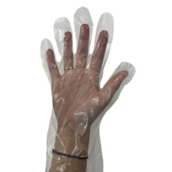 Materiel Gant Polyéthylène Transparent Boite De 100 -Animal Compagnie Fournitures Magasin gant2