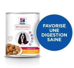 Hill's Science Plan VetEssentials Canine Adult Poulet Tendre & Légumes 12 X 363 G -Animal Compagnie Fournitures Magasin hill s vetessentials canine adult poulet tendre le gumes 363g2