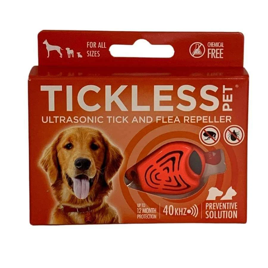 Tickless Pet Orange à Pile