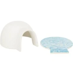 Trixie Igloo Avec Plateau Rafraîchissant Pour Rongeurs -Animal Compagnie Fournitures Magasin trixie igloo avec plateau rafra chissant pour rongeurs2 1