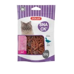 Zolux SNACK' Mini Lamelles Au Canard Pour Chat 50 G